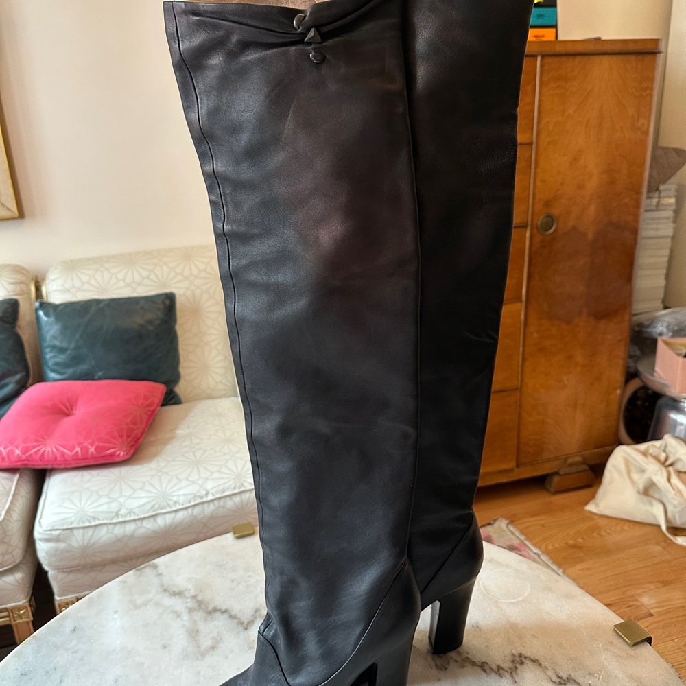 Sigerson Morrison Black Over the Knee Boots